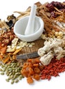 Traditional chinese herbal medicine Royalty Free Stock Photo