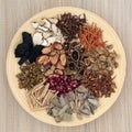 Traditional Chinese Herbs Royalty Free Stock Photo