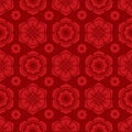 Traditional chinese and japanese floral seamless pattern design. Vector asian seamless texture