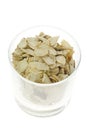 Traditional Chinese Medicine - Sliced ginseng (Panax ginseng) Royalty Free Stock Photo