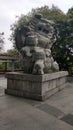 Traditional chinese monument in park, Foshan