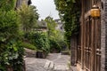 Traditional Chinese Old-style Garden and House