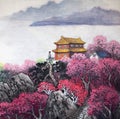 Traditional Chinese painting Royalty Free Stock Photo