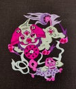 Traditional Chinese Papercut China folk art lion paper cuts lions heritage handmade paper-cutting crafts folklore treasure