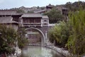 Traditional Chinese Style House in the Woods