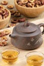 Traditional Chinese tea pot and Hawthorn Fruit tea