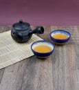 Traditional Chinese tea on the table stock images