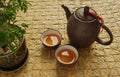 Traditional Chinese Teapot set Royalty Free Stock Photo