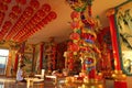 Traditional Chinese temple in Thailand, Name is Khun Samut Trawat temple. Kuan yim shrine.