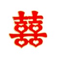 Traditional Chinese Wedding character