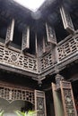 Traditional Chinese wooden structure house