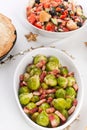 Traditional Christmas Brussels Sprouts Royalty Free Stock Photo