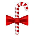 Traditional christmas candy cane Royalty Free Stock Photo