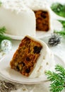 Traditional Christmas fruit cake