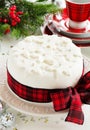 Traditional Christmas fruit cake