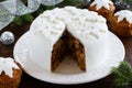 Traditional Christmas fruit cake