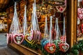 Traditional christmas market in front of the Rathaus City hall of Vienna, Austria Royalty Free Stock Photo