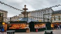 Traditional christmas market in the historic center of Salzburg