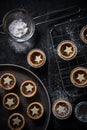 Traditional Christmas mince pie Royalty Free Stock Photo