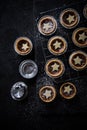 Traditional Christmas mince pie Royalty Free Stock Photo