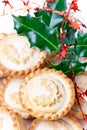 Traditional christmas mince pies Royalty Free Stock Photo