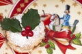 Traditional Christmas mincepie. Royalty Free Stock Photo
