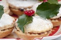 Traditional Christmas mincepies.