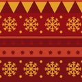Traditional Christmas seamless pattern