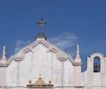 Facade chapel of the bones in Alcantarilha, Algarve - Portugal