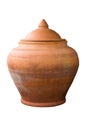 Traditional clay jar used for water drink Royalty Free Stock Photo