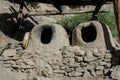 Traditional clay oven for baking bread in Middle Asia Royalty Free Stock Photo