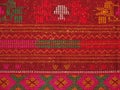 Traditional cloth called ulos batak Royalty Free Stock Photo