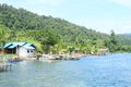 Traditional coastal fishermen village Warsambin