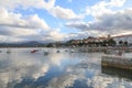 Traditional coastal town Kastela in Croatia