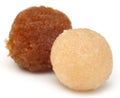 Traditional coconut laddu of Southeast Asia