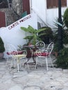 Traditional Coffee Point for at Parga Northwest Greece