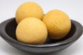 Traditional Colombian buÃÂ±uelos isolated Royalty Free Stock Photo