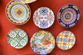 Traditional colorful ceramics