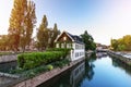 Traditional colorful houses in La Petite France, Strasbourg, Alsace, France Royalty Free Stock Photo