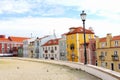 Traditional colorful houses lantern, Alfama, Lisbon