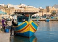 Traditional Maltese fishing boat - Luzzu