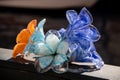 Traditional colorful Murano glass artefacts and products for sale Royalty Free Stock Photo
