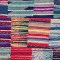 Traditional colorful rug textile