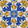 Traditional colorful tiles from Malta