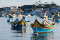 Traditional Maltese fishing boats - Luzzu