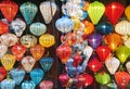 traditional colourful silk lantern of Hoi An, Vietnam