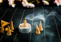Traditional cone incense Royalty Free Stock Photo