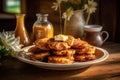Traditional Corn Fritters exquisitely prepared