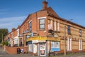 Traditional corner shop in St Helens, Merseyside
