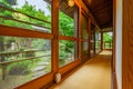 Traditional corridor of Japanese house